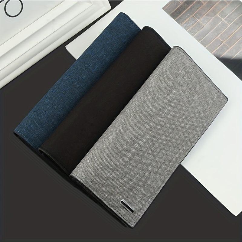Men's Canvas Clutch Wallet Multifunctional Wallet