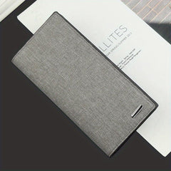 Men's Canvas Clutch Wallet Multifunctional Wallet