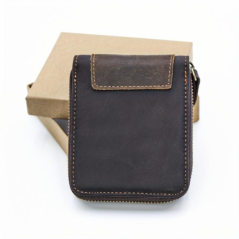 Vintage Cowhide Card Holder Wallet Multifunctional Coin Purse