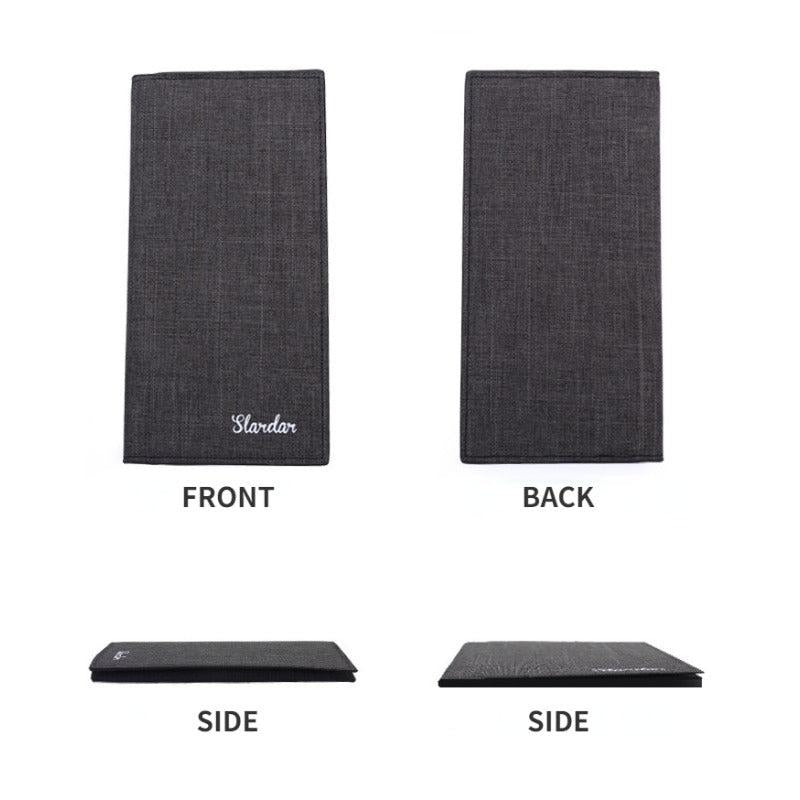 Minimalist Canvas Long Wallet Card Holder Cash Purse Clutch Bag