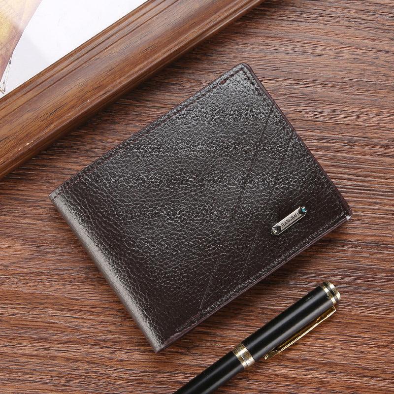 Men's Leather Wallet with Card Slots