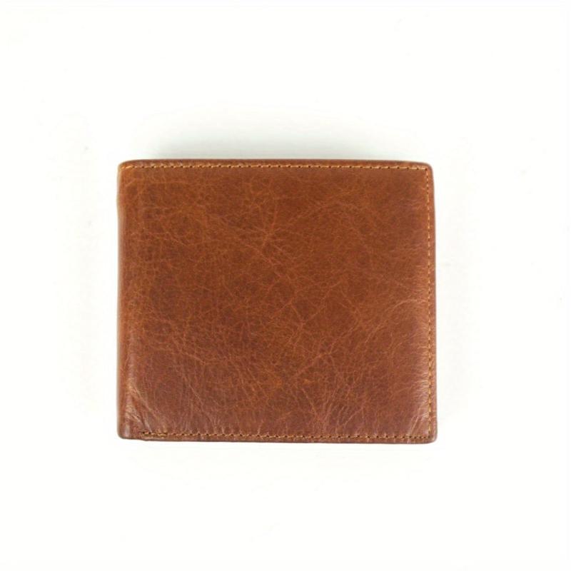 Men's Leather Wallet Money Clip RFID Blocking Card Holder Zipper Coin Pocket