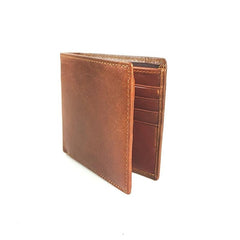 Men's Leather Wallet Money Clip RFID Blocking Card Holder Zipper Coin Pocket