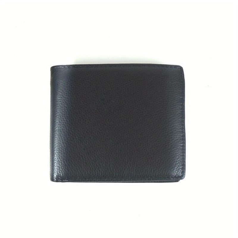 Men's Leather Wallet Money Clip RFID Blocking Card Holder Zipper Coin Pocket