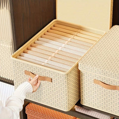 Foldable PP Storage Box with Lid for Clothes and Quilts