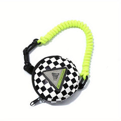 Men's Creative Headphone Key Coin Storage Bag Purse Chain Round Bag