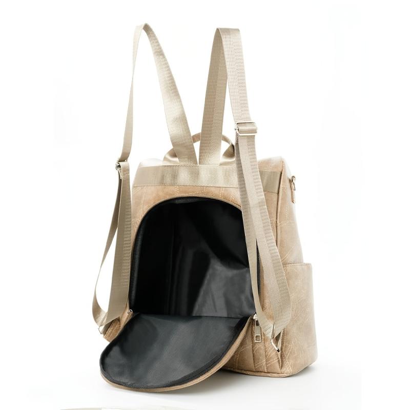 3-in-1 Multifunctional PU Leather Backpack Handbag
