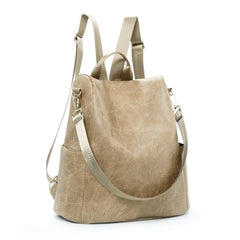 3-in-1 Multifunctional PU Leather Backpack Handbag