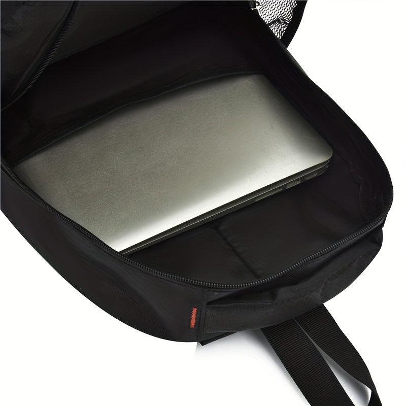 Large Travel Backpack School Bag - Black