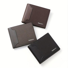 Men's RFID Anti theft Wallet Money Clip Short Wallet