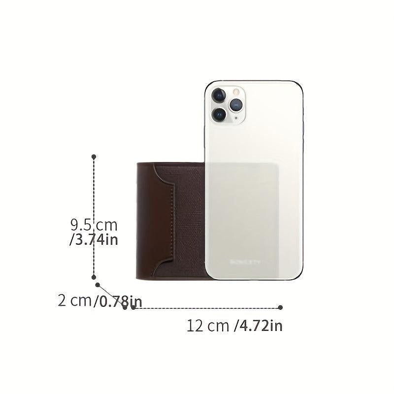 Men's RFID Anti theft Wallet Money Clip Short Wallet