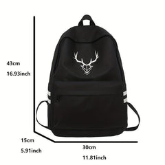 Men's Waterproof Student Backpack Luminous Travel Bag