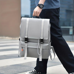 Business Laptop Backpack Black Grey
