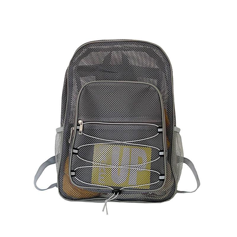 Men's Large Lightweight Mesh Backpack Outdoor Beach Bag