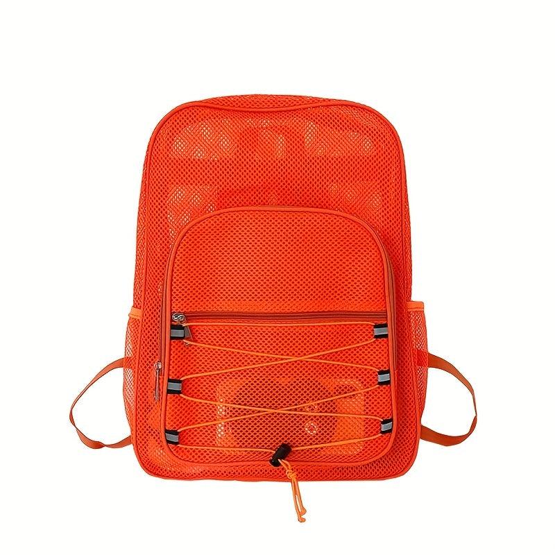 Men's Large Lightweight Mesh Backpack Outdoor Beach Bag