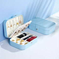 Double Layer Jewelry Box Ring & Necklace Storage Organizer