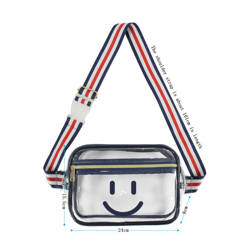 Clear PVC Waist Bag Waterproof Fanny Pack for Concert Stadium