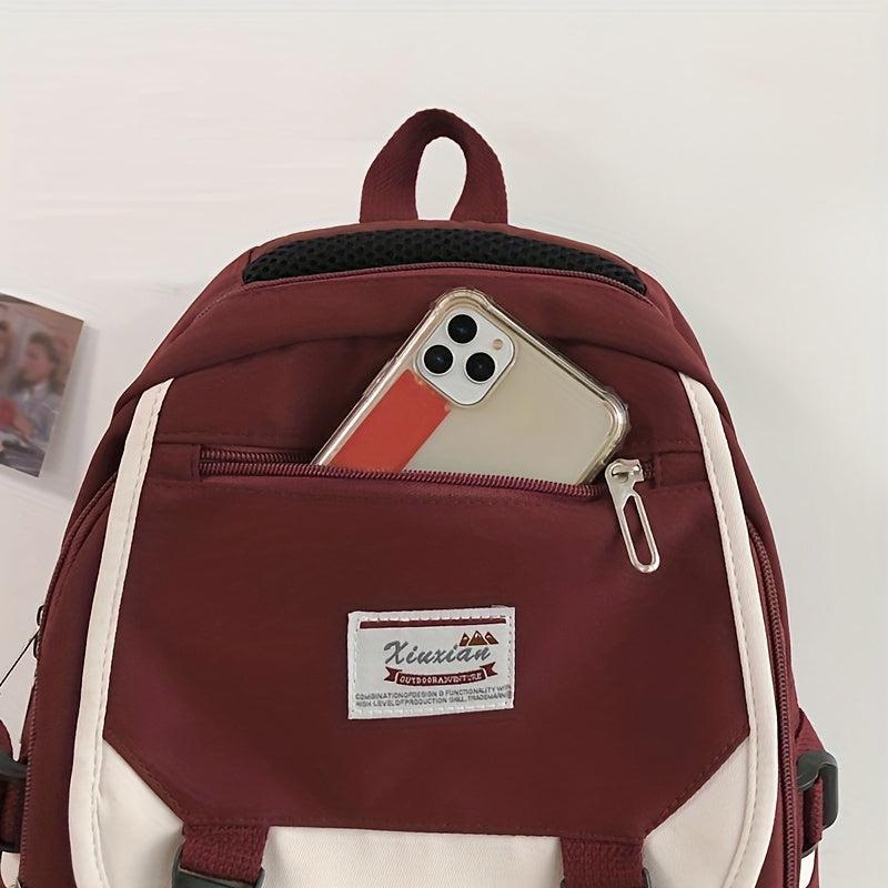 Harajuku Style Schoolbag for Men and Women, Large Capacity