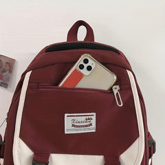 Harajuku Style Schoolbag for Men and Women, Large Capacity