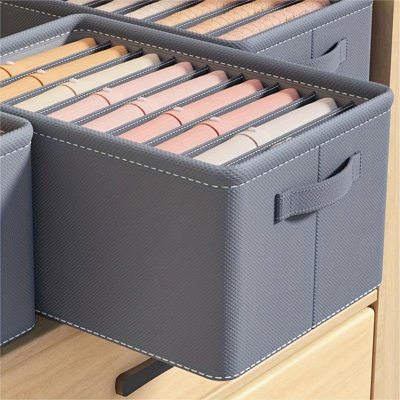 Foldable Wardrobe Clothes Organizer With Handles Drawer Organizers