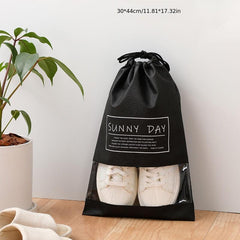 Travel Shoes Storage Bag Drawstring Dustproof Packing Bag
