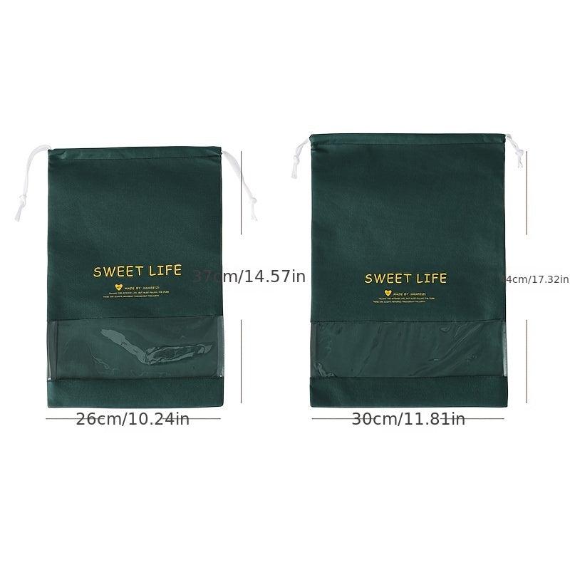 Travel Shoes Storage Bag Drawstring Dustproof Packing Bag