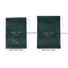 Travel Shoes Storage Bag Drawstring Dustproof Packing Bag