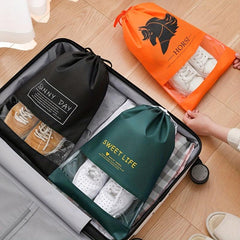Travel Shoes Storage Bag Drawstring Dustproof Packing Bag