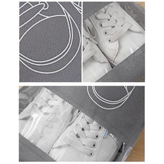 Portable Travel Shoes Storage Bag with Drawstring