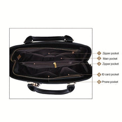2Pcs Tassel Handbag Set Women's Crossbody Bag