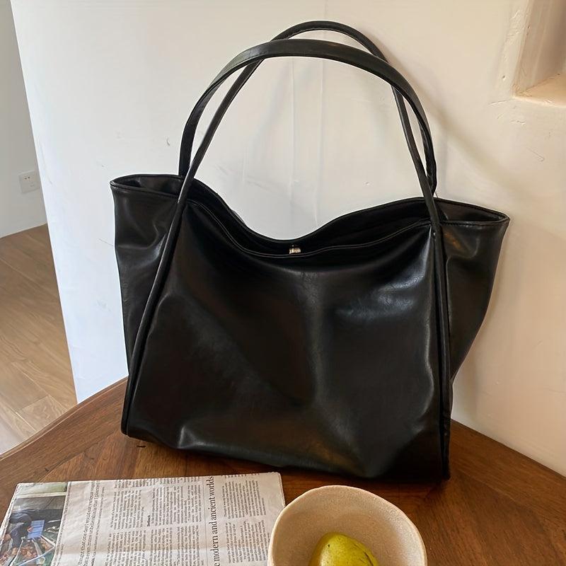 Large Capacity Women's Minimalist Tote Bag for Work