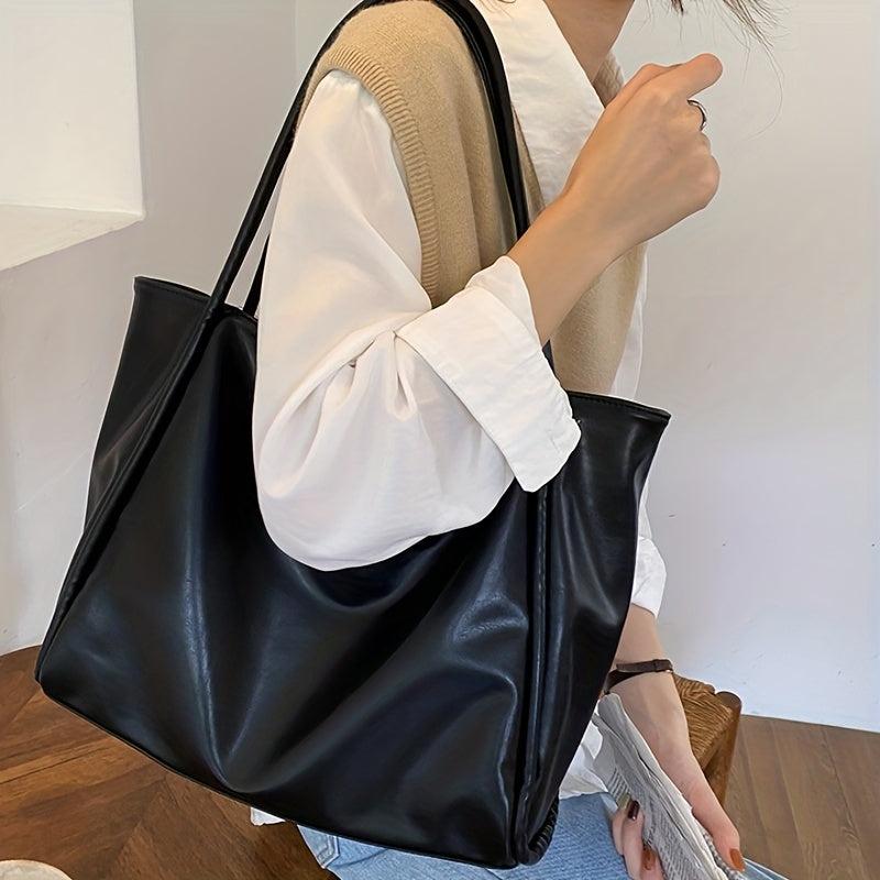 Large Capacity Women's Minimalist Tote Bag for Work