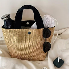 Stylish Beach Satchel Bag Lightweight Handbag For Travel
