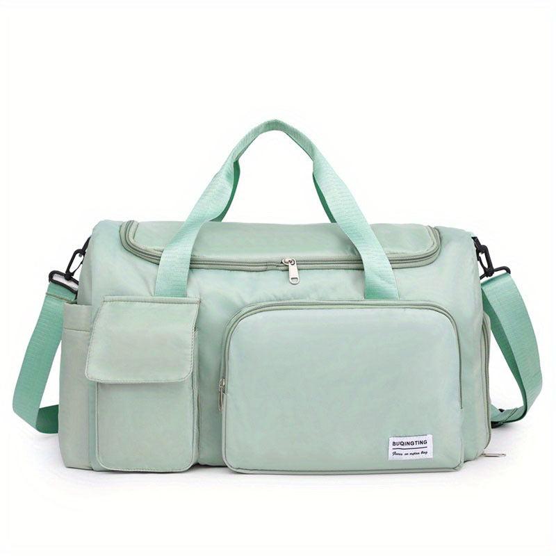 Large Capacity Fitness Bag With Shoe Compartment