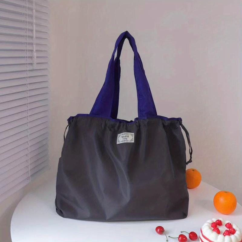 Large Capacity Shopping Tote Bag Foldable Reusable Grocery Bag