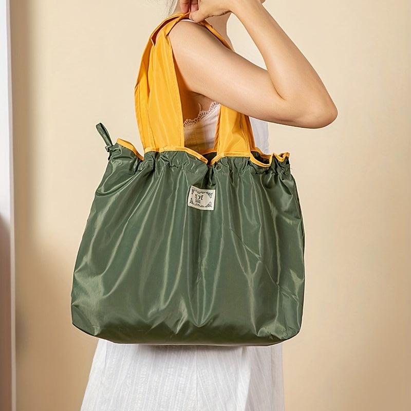 Large Capacity Shopping Tote Bag Foldable Reusable Grocery Bag