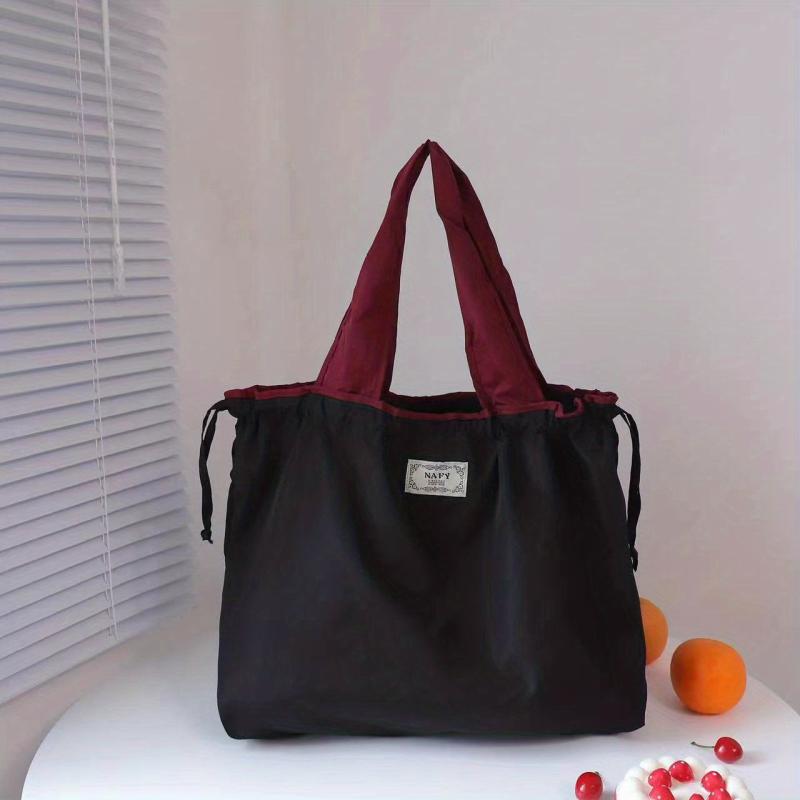 Large Capacity Shopping Tote Bag Foldable Reusable Grocery Bag