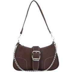 Y2K Baguette Bag Chain Crossbody Purse for Women