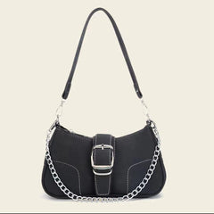 Y2K Baguette Bag Chain Crossbody Purse for Women