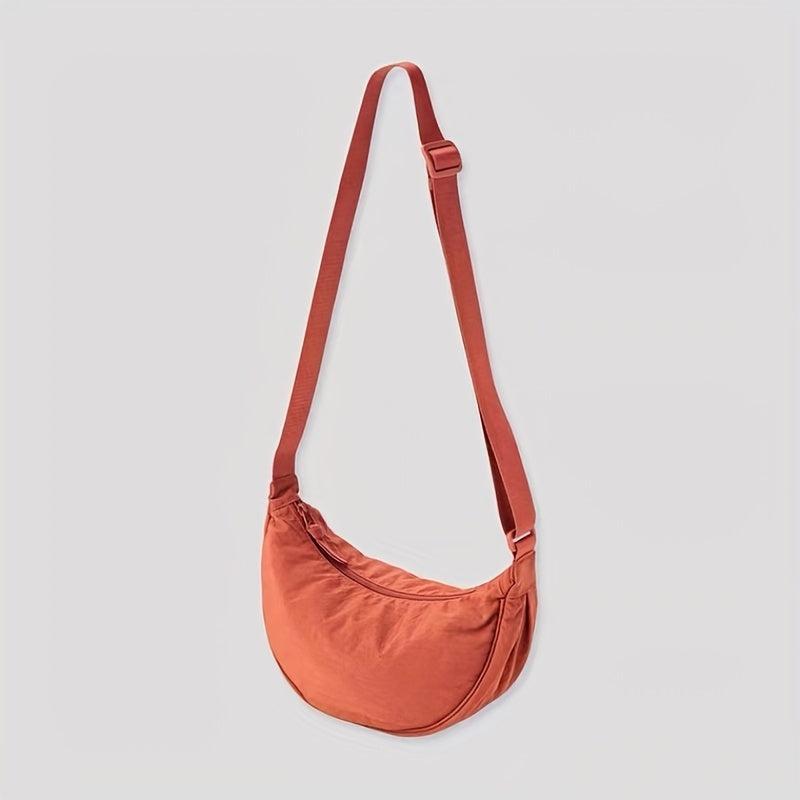 Casual Nylon Dumpling Bag Crossbody Shoulder Bag for School & Travel