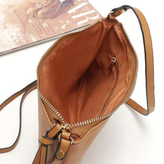 Solid Square Crossbody Bag with Detachable Strap