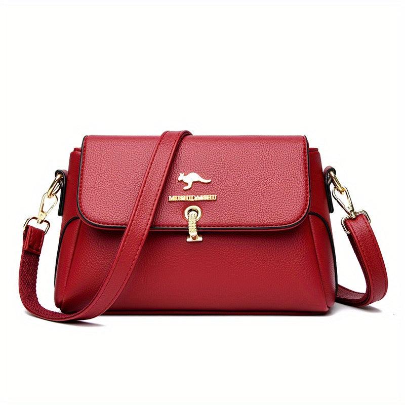 Classic Crossbody Flap Bag Versatile Shoulder Bag