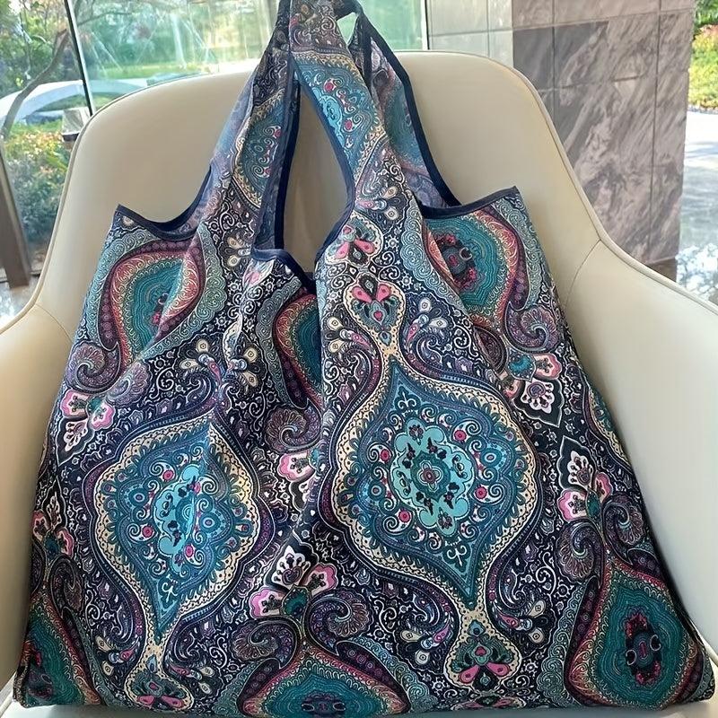 Eco Friendly Shopping Tote Bag Large Capacity Portable Reusable Grocery Bag
