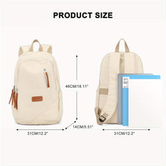 Preppy Large Capacity School Bag All Match Daypack Versatile Travel Bag