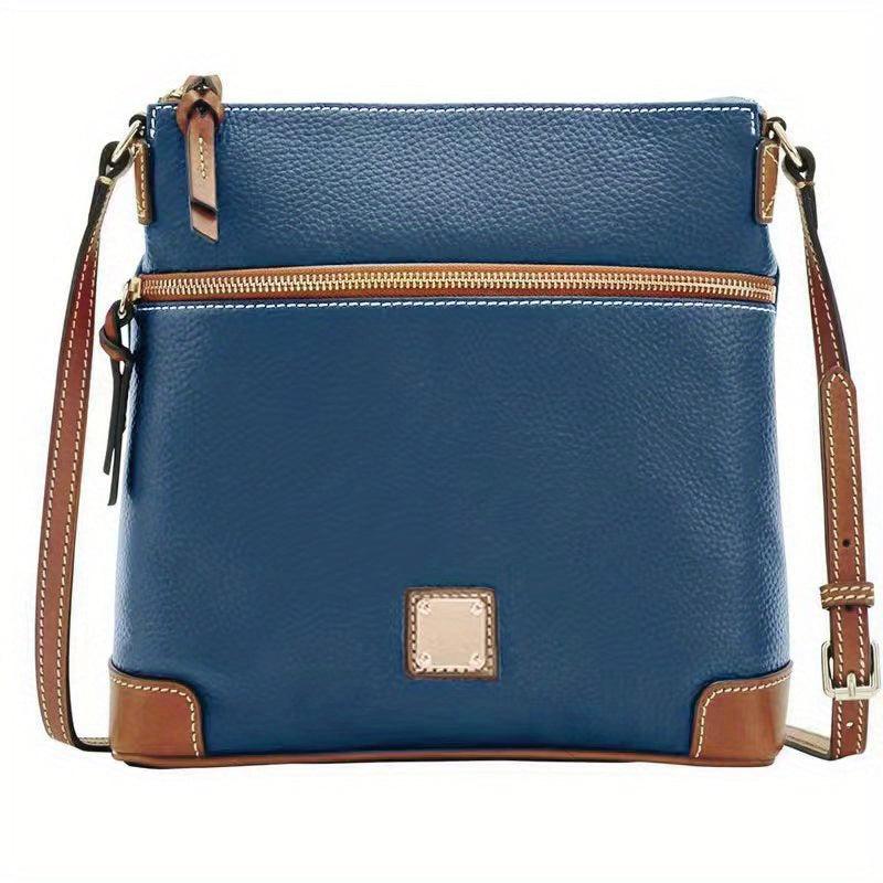 Vintage Litchi Embossed Small Tote Bags Adjustable Shoulder Strap Crossbody Bags