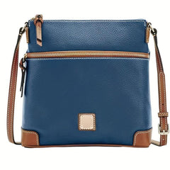 Vintage Litchi Embossed Small Tote Bags Adjustable Shoulder Strap Crossbody Bags