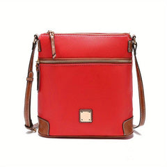 Vintage Litchi Embossed Small Tote Bags Adjustable Shoulder Strap Crossbody Bags