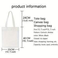 Canvas Tote Bag Reusable Shopping Shoulder Beach Bag