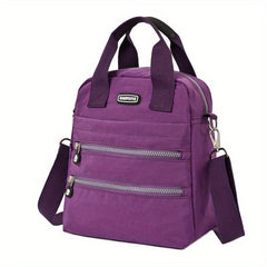 Adjustable Strap Zipper Backpack Top Handle Handbag