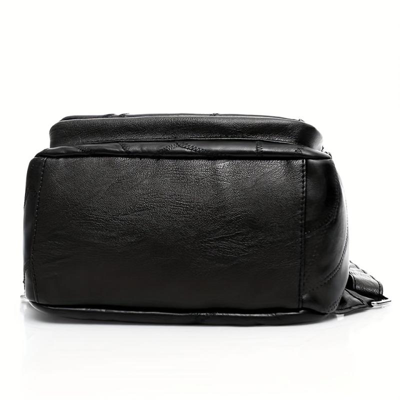 Women's Solid Backpack All Match Travel Bag